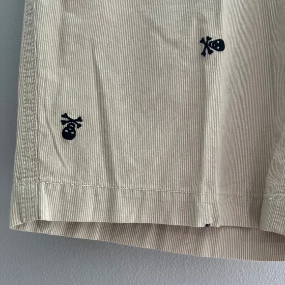 GapKids Boys Casual Shorts Size 18 Regular‎ Beige Skull Adjustable Waist - Picture 3 of 8